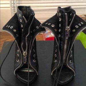 Alexander Wang Freja Open Toe Booties